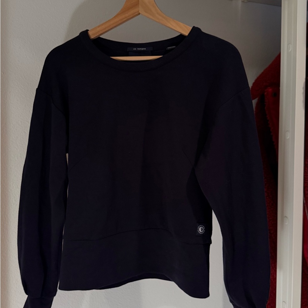 Scotch & Soda Navy Crewneck Top